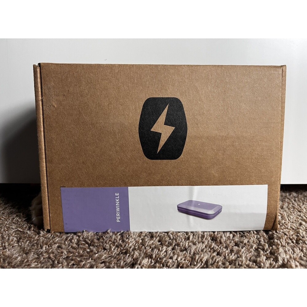 PhoneSoap Version 3 Cell Phone Sanitizer Box Periwinkle Color